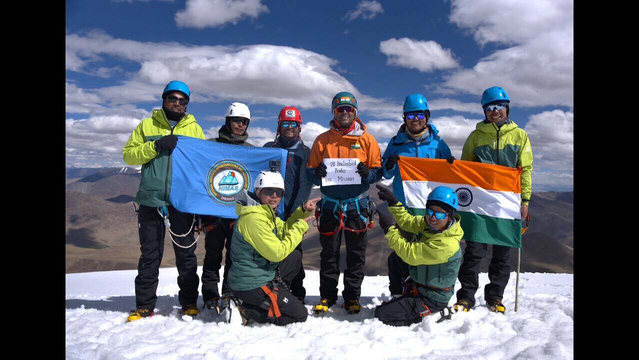 First ascent by NIMAS team to 20 Ladakh peaks in record 23 days