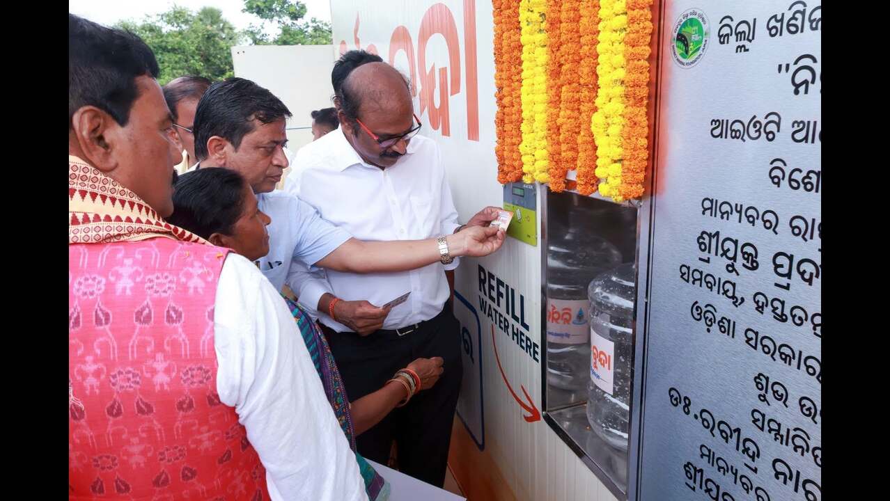 DMF Jajpur installs water plants, ATMs in Sukinda tribal villages