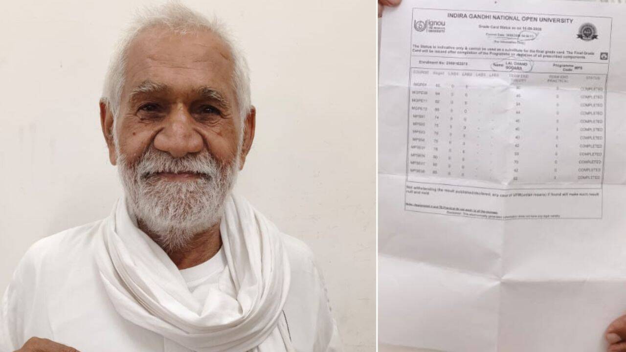 At 85, Haryana veteran completes MA with 965 marks, now eyes PhD or law degree