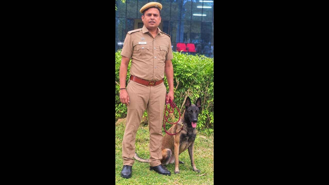 Coimbatore city police sniffer dog squad secures second prize in state duty meet