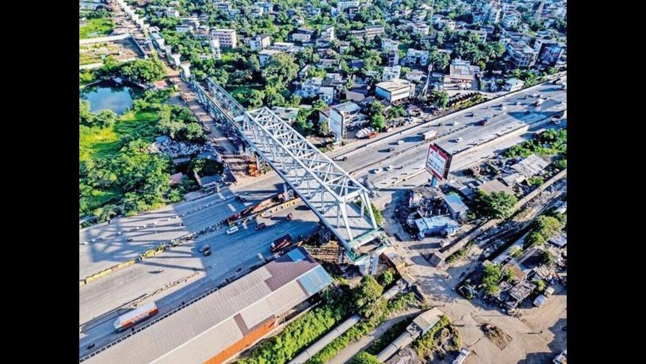 First steel bridge for bullet train project in Maharashtra launched over Nashik highway