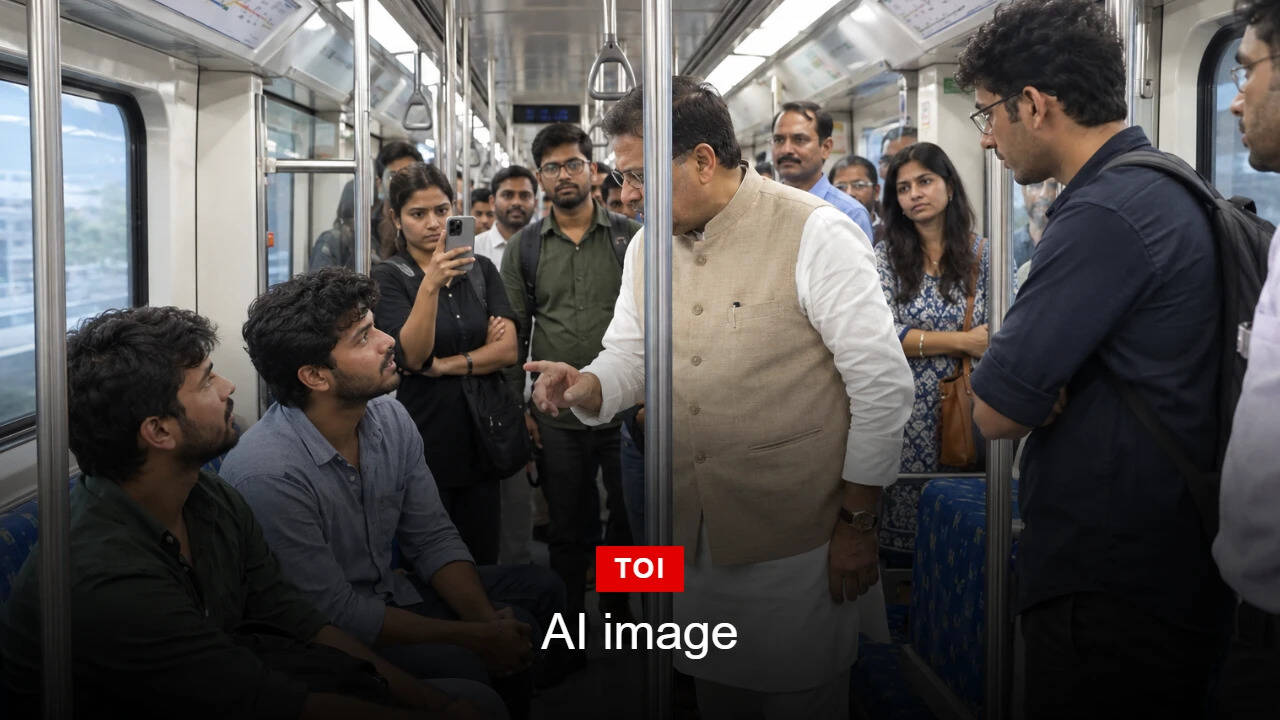 દિલ્હી મેટ્રોમાં બેઠક બાબતે થયેલી તકરારમાં આધેડ મુસાફરનું મોત: નિવૃત્ત વહીવટી અધિકારી અને તેમના પુત્રની ધરપકડ