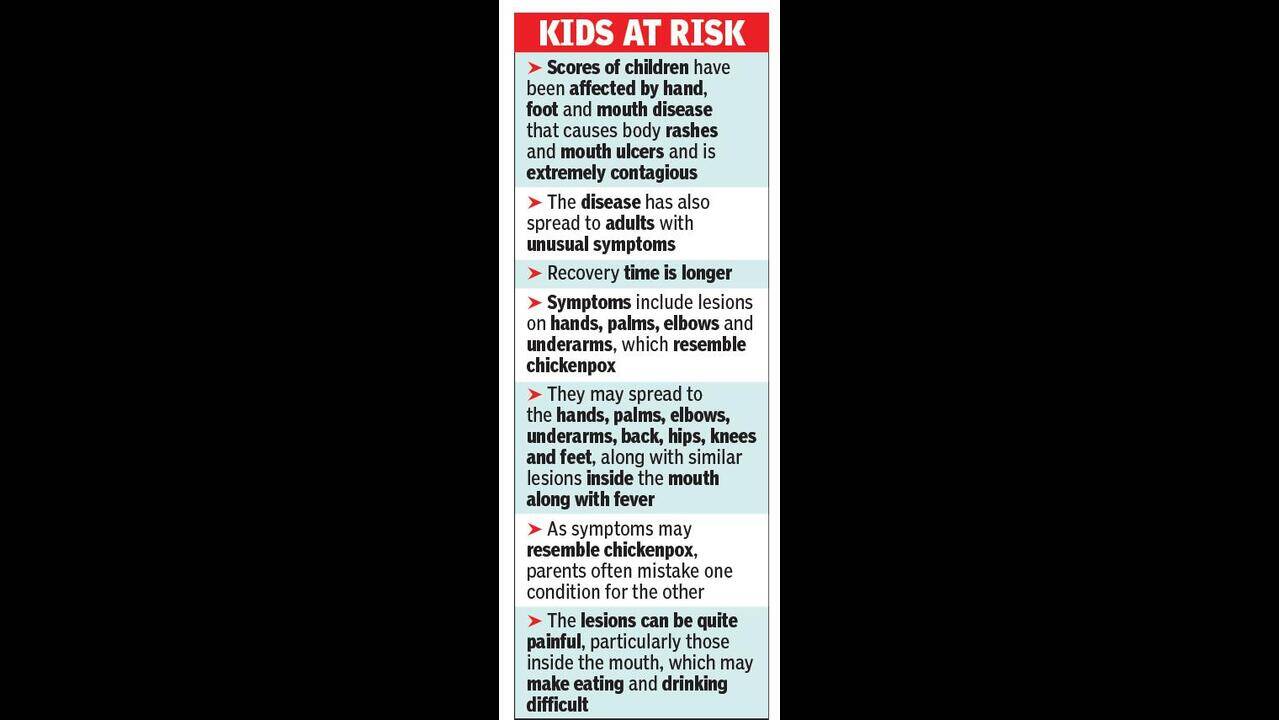 Kolkata sees rise in hand, foot and mouth disease among children and ...