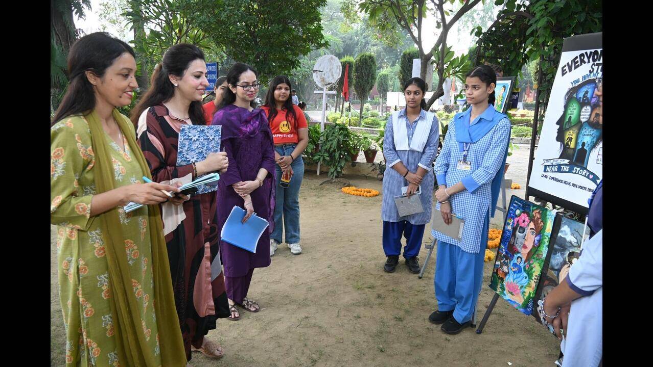 Ludhiana college hosts mental health drive with 107 students in poster ...