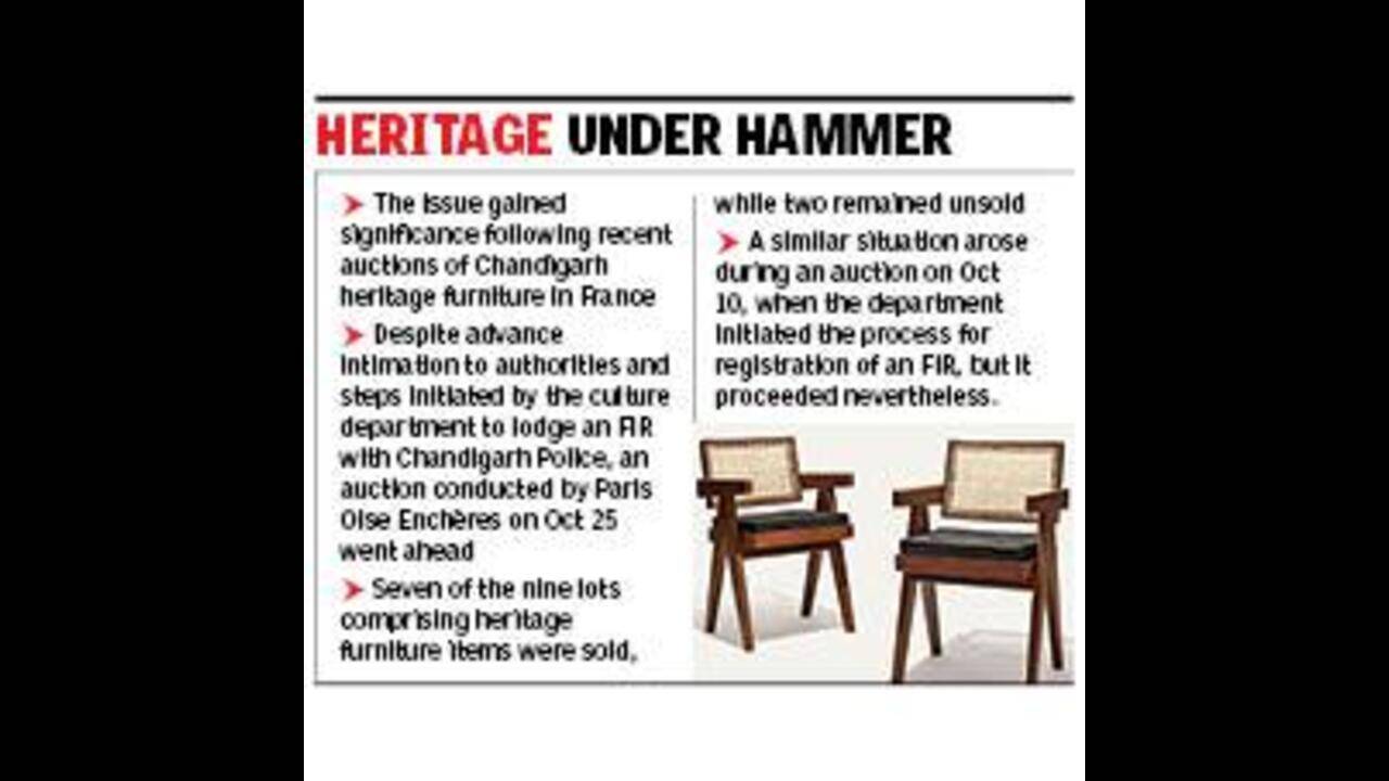 UT culture dept sets SOPs to act against auction of heritage furniture