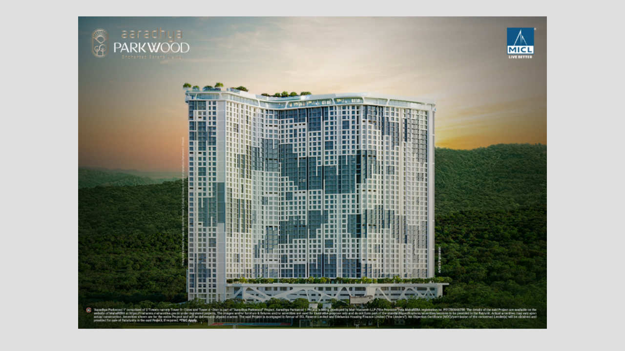 MICL Group to launch a premium residential project, “Aaradhya Parkwood” |  Mumbai News - Times of India
