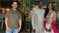 Aamir arrives for Madhu-Ira's mehendi ceremony