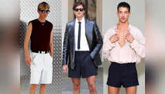 Tailored shorts for men are trending