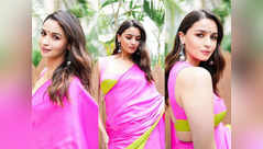 Alia is a breath of fresh air in a Manish Malhotra sari
