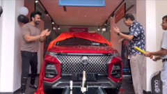 Rajeev Sen gifts his dad a luxury car