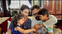 Saif attends niece Inaaya's birthday with sons