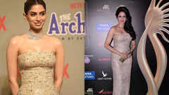Khushi Kapoor wears mother Sridevi's gown