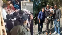 Aamir-Kiran arrive in Mussoorie with son