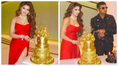 Urvashi's gold cake cost Rs 3 CRORE? Fans react