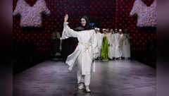 Hijab-wearing designer at Lakme Fashion Week