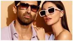 Ananya and Aditya Roy pose together for an ad