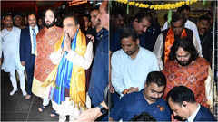 Mukesh Ambani visits Siddhivinayak with son Anant 