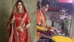 Sonarika shares a glimpse of her ‘pehli rasoi’ post marriage