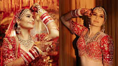 BB13's Arti drops stunning photos in her bright red bridal lehenga