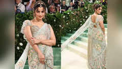 Alia Bhatt stuns in Sabyasachi sari at Met Gala