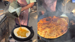 Man cooking paratha in diesel goes viral