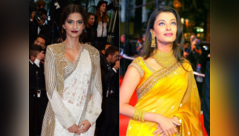 Most stunning saris showcased at Cannes