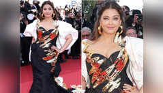Aishwarya's black and gold diva act at Cannes