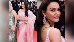 Preity Zinta's sari outing at Cannes is a hit!