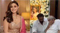Shefali Jariwala’s father weeps inconsolably at prayer meet