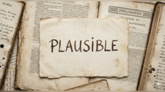 Word of the day: Plausible