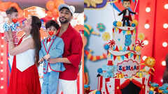Gauahar shares a glimpse into son Zehaan&rsquo;s circus-themed birthday