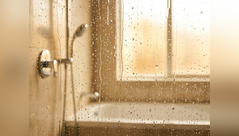 Hotel-Style Clear Shower Glass: Melamine foam lifts hard water; routine protects air