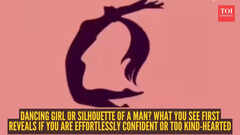 Optical illusion personality test: Dancing girl or silhouette of a man? What you see first reveals if you are effortlessly confident or too kind-hearted