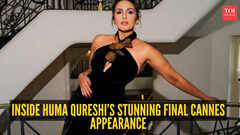 Huma Qureshi closed Cannes 2026 with a show-stopping velvet moment