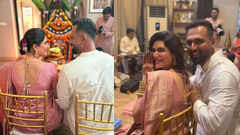 Karishma and Varun's intimate baby shower ceremony