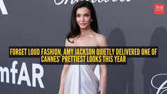 Amy Jackson just floated into Cannes looking like a modern-day silver goddess