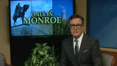Stephen Colbert returns to TV hosting with &lsquo;Only in Monroe&rsquo;