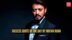 Success quote of the day by Irrfan Khan - &ldquo;Failure is there to teach you something so that you can go beyond that&rdquo;