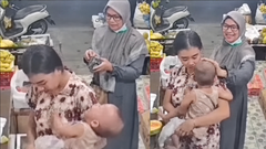 Disturbing CCTV footage shows why parents should take care of their kids in public spaces