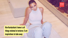 Kim Kardashian's home is all things minimal in textures: 5 art inspirations to take away