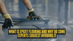 What is epoxy flooring and why do some experts suggest avoiding it