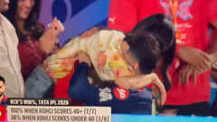Virat rushes to hug Anushka after RCB storm into IPL 2026 final