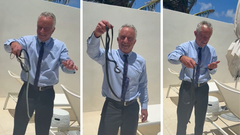 US secretary for health Robert Kennedy catches two snakes with bare hands, gets bitten: Is it an act of fearlessness or uncalled-for daring? 3 lessons for children
