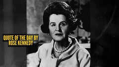 Quote of the day by Rose Kennedy: "Birds sing after a storm; why shouldn't people feel as free to delight in whatever..."