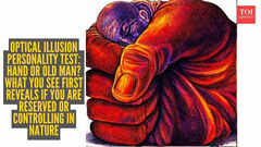 Optical illusion personality test: Hand or old man? What you see first reveals if you are reserved or controlling in nature