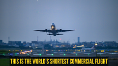 This is the world's shortest commercial flight and why it&rsquo;s a bucket-list travel experiences