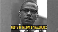 Quote of the day for kids by Malcolm X: "Education is the passport to the future, for tomorrow belongs to..."