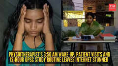 &lsquo;Didi break lete bhi ho ya nahi&rsquo;: Physiotherapist's 3:50 am wake-up, patient visits and 12-hour UPSC study routine leaves internet stunned