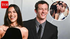Dua Lipa-Callum Turner pack on the PDA at pre-wedding party - WATCH
