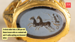 A retired soldier finds a 1,700-year-old Roman treasure while on a weekend walk and it's unlike anything ever discovered before